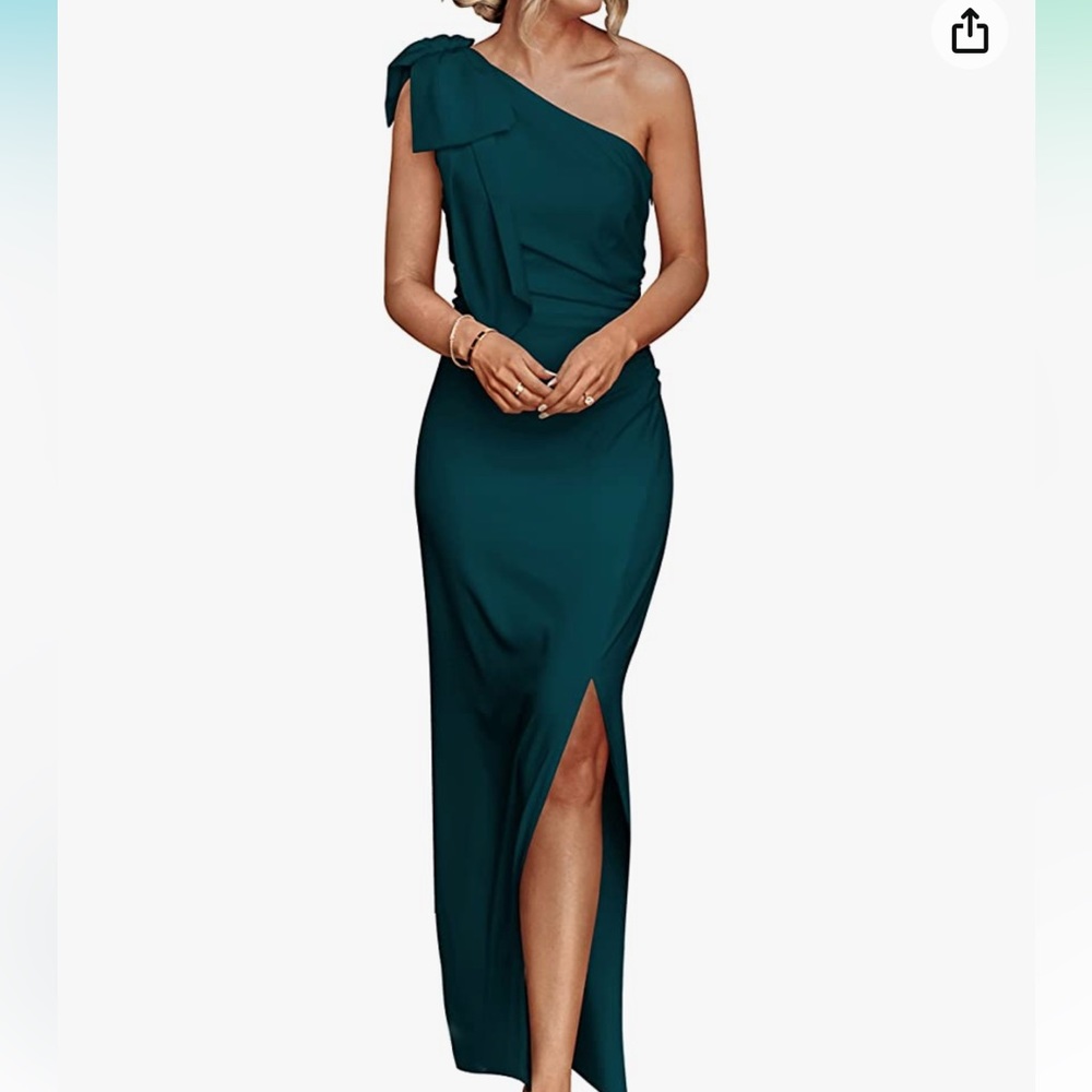 One shoulder formal dress